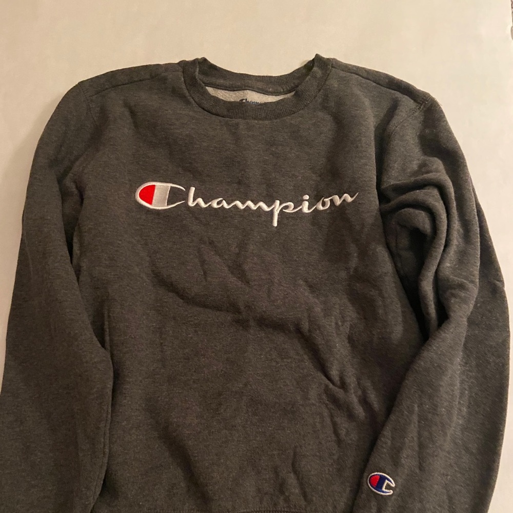 Champion Charcoal Grey Crewneck
